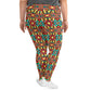 DMV 1002 Psy Artsy All-Over Print Plus Size Leggings