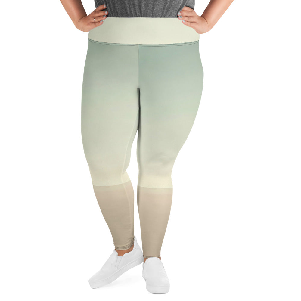 DMV 0252 Avant Garde All-Over Print Plus Size Leggings