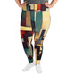 DMV 0317 Abstract Art All-Over Print Plus Size Leggings