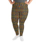 DMV 0631 Psy Artsy All-Over Print Plus Size Leggings