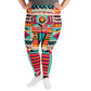 DMV 1520 Boho All-Over Print Plus Size Leggings