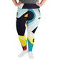 DMV 0592 Retro Art All-Over Print Plus Size Leggings