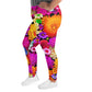 DMV 0238 Floral All-Over Print Plus Size Leggings