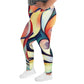 DMV 0277 Abstract Art All-Over Print Plus Size Leggings