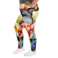 DMV 0081 Floral All-Over Print Plus Size Leggings