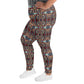 DMV 0007 Conceptual Artsy All-Over Print Plus Size Leggings