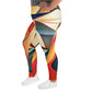 DMV 0015 Abstract Art All-Over Print Plus Size Leggings