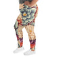 DMV 0031 Floral All-Over Print Plus Size Leggings