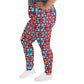 DMV 0094 Vintage Artsy All-Over Print Plus Size Leggings