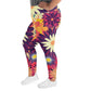 DMV 0097 Floral All-Over Print Plus Size Leggings