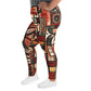 DMV 0107 Retro Art All-Over Print Plus Size Leggings