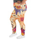 DMV 0137 Floral All-Over Print Plus Size Leggings