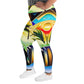 DMV 0258 Retro Art All-Over Print Plus Size Leggings