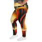 DMV 0261 Retro Art All-Over Print Plus Size Leggings