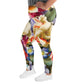 DMV 0268 Floral All-Over Print Plus Size Leggings