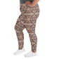 DMV 0432 Classic Boho All-Over Print Plus Size Leggings