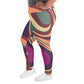 DMV 0919 Retro Art All-Over Print Plus Size Leggings