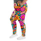 DMV 2074 Floral All-Over Print Plus Size Leggings