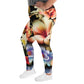 DMV 1603 Floral All-Over Print Plus Size Leggings