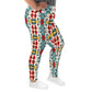 DMV 0230 Vintage Artsy All-Over Print Plus Size Leggings