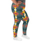 DMV 0057 Classic Boho All-Over Print Plus Size Leggings