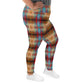 DMV 0006 Avant Garde Artsy All-Over Print Plus Size Leggings