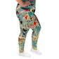 DMV 0012 Avant Garde All-Over Print Plus Size Leggings