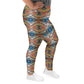 DMV 0159 Avant Garde Artsy All-Over Print Plus Size Leggings