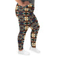 DMV 0127 Conceptual Artsy All-Over Print Plus Size Leggings