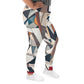 DMV 0264 Abstract Art All-Over Print Plus Size Leggings