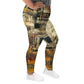 DMV 0120 Avant Garde All-Over Print Plus Size Leggings