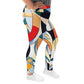 DMV 0144 Abstract Art All-Over Print Plus Size Leggings