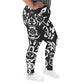 DMV 0140 Boho All-Over Print Plus Size Leggings