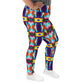 DMV 1350 Psy Artsy All-Over Print Plus Size Leggings