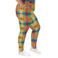 DMV 0191 Avant Garde Artsy All-Over Print Plus Size Leggings