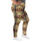 DMV 0183 Chic Boho All-Over Print Plus Size Leggings