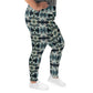 DMV 0414 Conceptual Artsy All-Over Print Plus Size Leggings