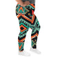 DMV 0154 Boho All-Over Print Plus Size Leggings