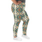 DMV 0408 Chic Boho All-Over Print Plus Size Leggings