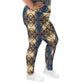 DMV 0406 Conceptual Artsy All-Over Print Plus Size Leggings