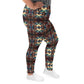 DMV 0188 Conceptual Artsy All-Over Print Plus Size Leggings