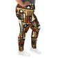 DMV 0505 Retro Art All-Over Print Plus Size Leggings