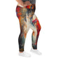 DMV 1180 Avant Garde All-Over Print Plus Size Leggings