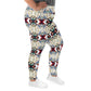 DMV 0464 Geo Boho All-Over Print Plus Size Leggings