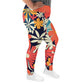 DMV 1197 Floral All-Over Print Plus Size Leggings