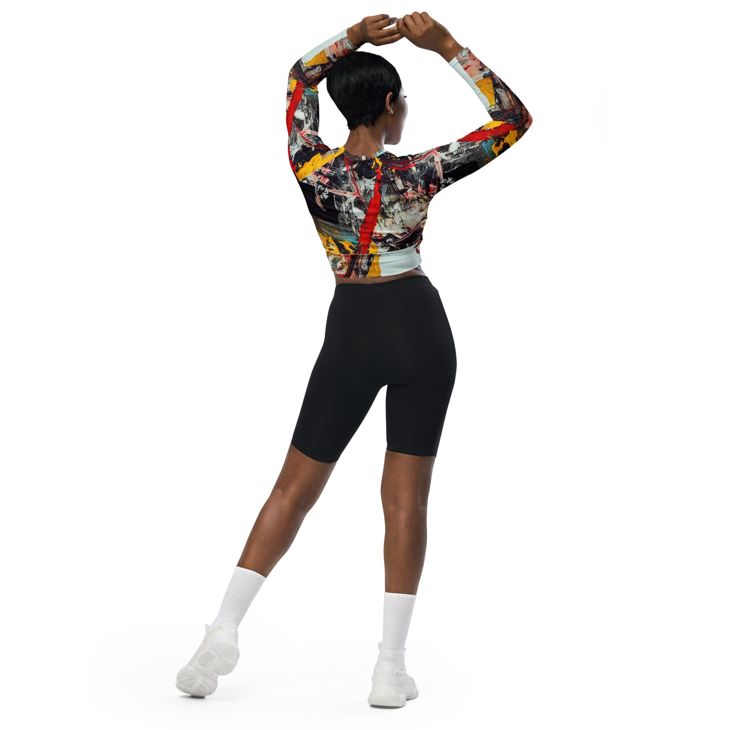 DMV 0272 Avant Garde Recycled long-sleeve crop top