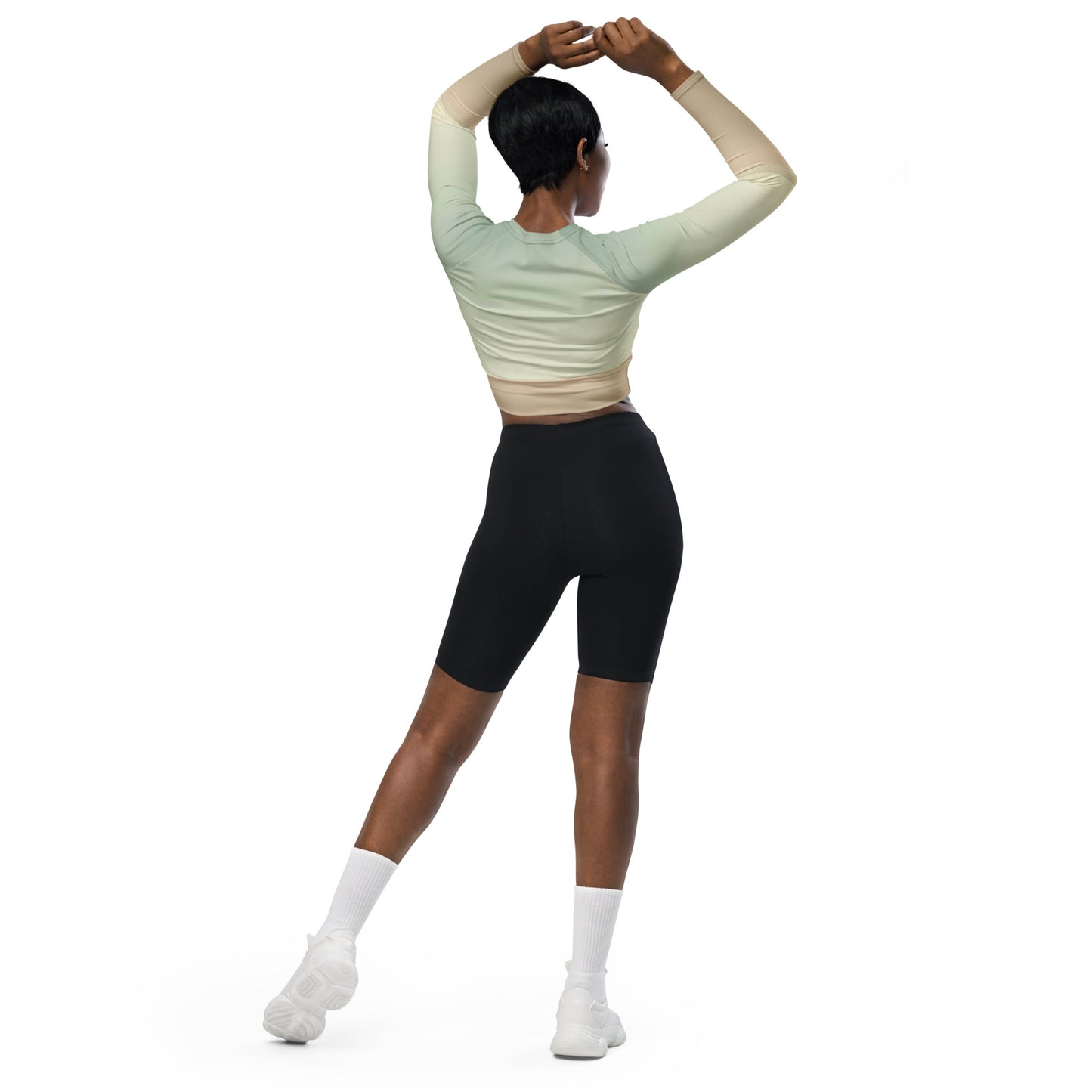 DMV 0252 Avant Garde Recycled long-sleeve crop top