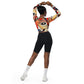 DMV 0214 Retro Art Recycled long-sleeve crop top