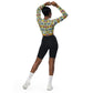 DMV 0102 Vintage Artsy Recycled long-sleeve crop top