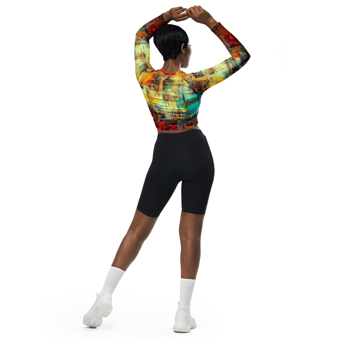 DMV 0279 Avant Garde Recycled long-sleeve crop top